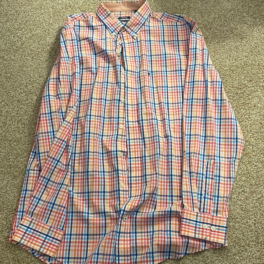 Men’s Izod Checkered button down